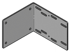 Mounting support right angle | Mounting Support for Winches | Agriculture | Livestock Housing