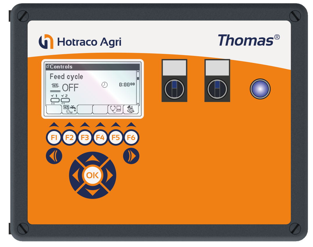 Hotraco Thomas Feed Computer and 2 contactors | Agriculture Feed System | Pig Poultry Dairy and Beef