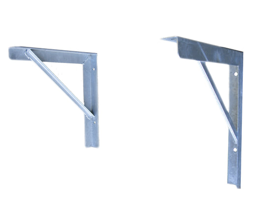 2 X Bracket for drive unit, galvanised 60mm | Dimensions: 430 x 460 mm | Agriculture Feed System | Pig Poultry Dairy and Beef