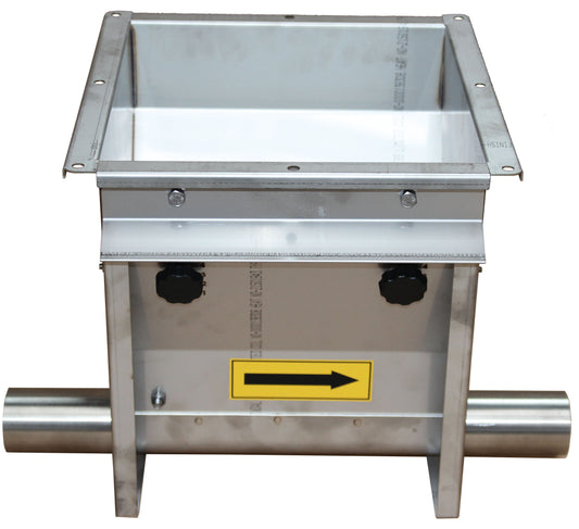 Loading hopper, stainless steel single-circuit 60mm