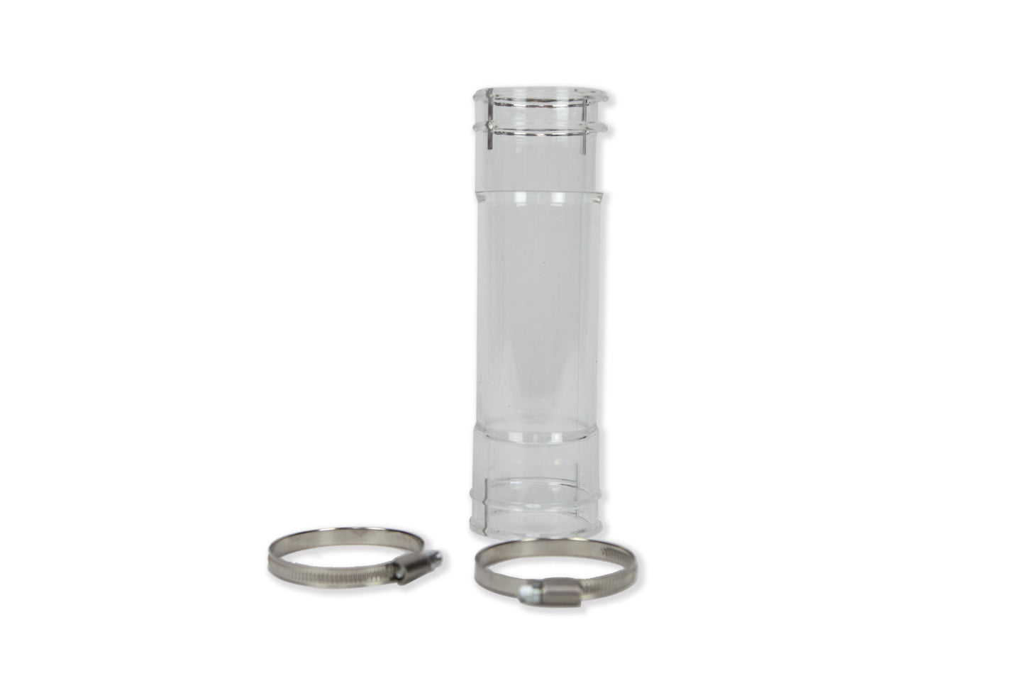 Control pipe | Transparent | Complete 60mm |  Spread 50 - 70 mm | Agriculture Feed System | Pig Poultry Dairy and Beef