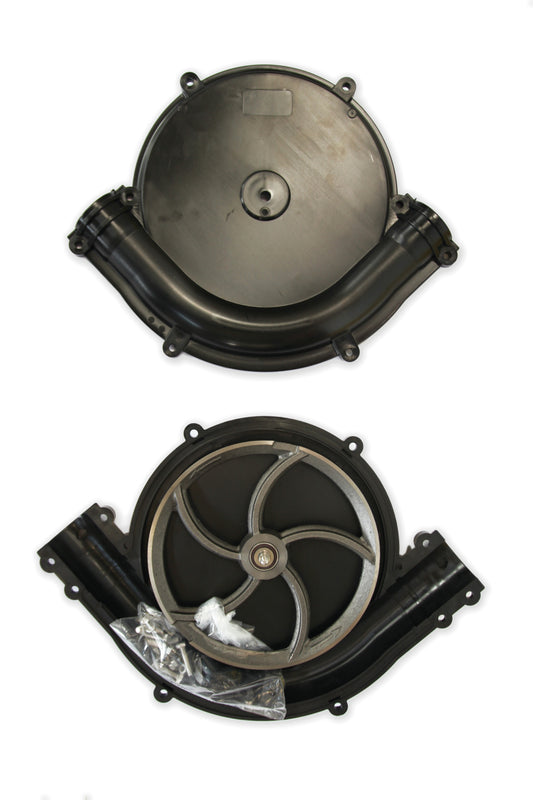 90° corner, Cast Iron Wheel, for 60mm piping | Agriculture Feed System | Pig Poultry Dairy and Beef