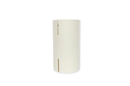 PVC double-coupler 89mm|  T = 3.5 mm | Length: 180mm | Agriculture Feed System | Pig Poultry Dairy and Beef