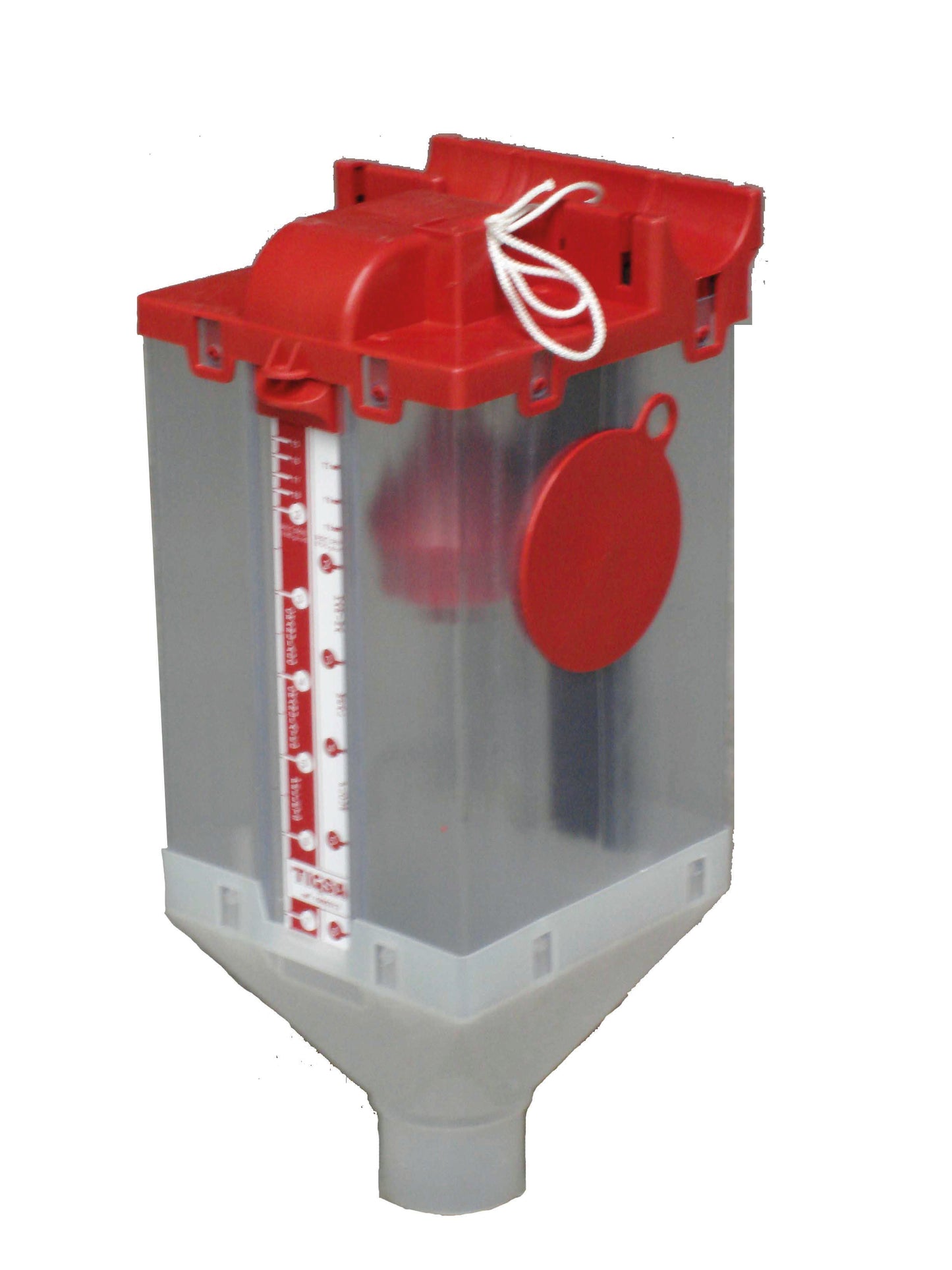 Dispenser TIGSA, 6 litre 60mm | Dimensions: 210 x 185 x 460 mm | Agriculture Feed System | Pig Poultry Dairy and Beef