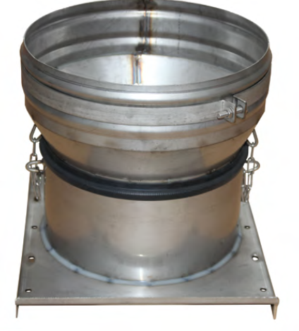 Silo funnel, Stainless Steel | For Trevira Silo 60mm | Available in Ø 300 mm, 350mm, 400mm, 450mm | Agriculture Feed System and Milling Operations