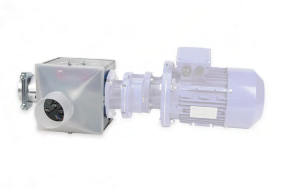 90mm Mechanical Drive Unit Base Set with Ø 75mm Outlet & Limit Switch (Without Gear Motor)