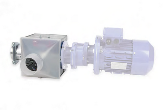 90mm Mechanical Drive Unit Base Set with Ø 75mm Outlet & Limit Switch (Without Gear Motor)