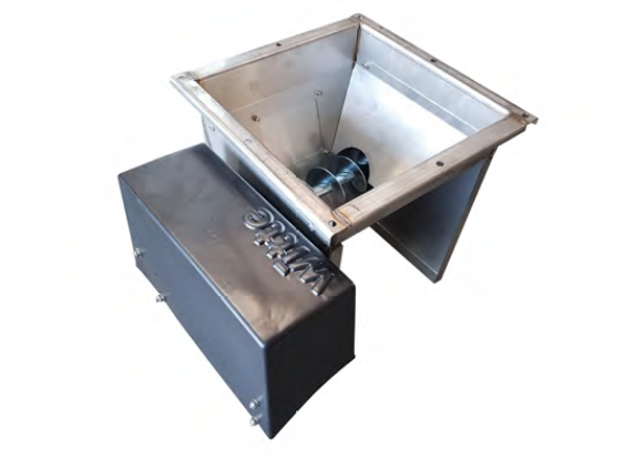 Polypropylene Rain Cover for 0.18kW Gear Motors & 1-Lane 60mm Feed Infeeds (Left Cut-Out)